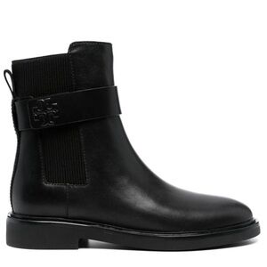 TORY BURCH Double T Chelsea Leather Boots
